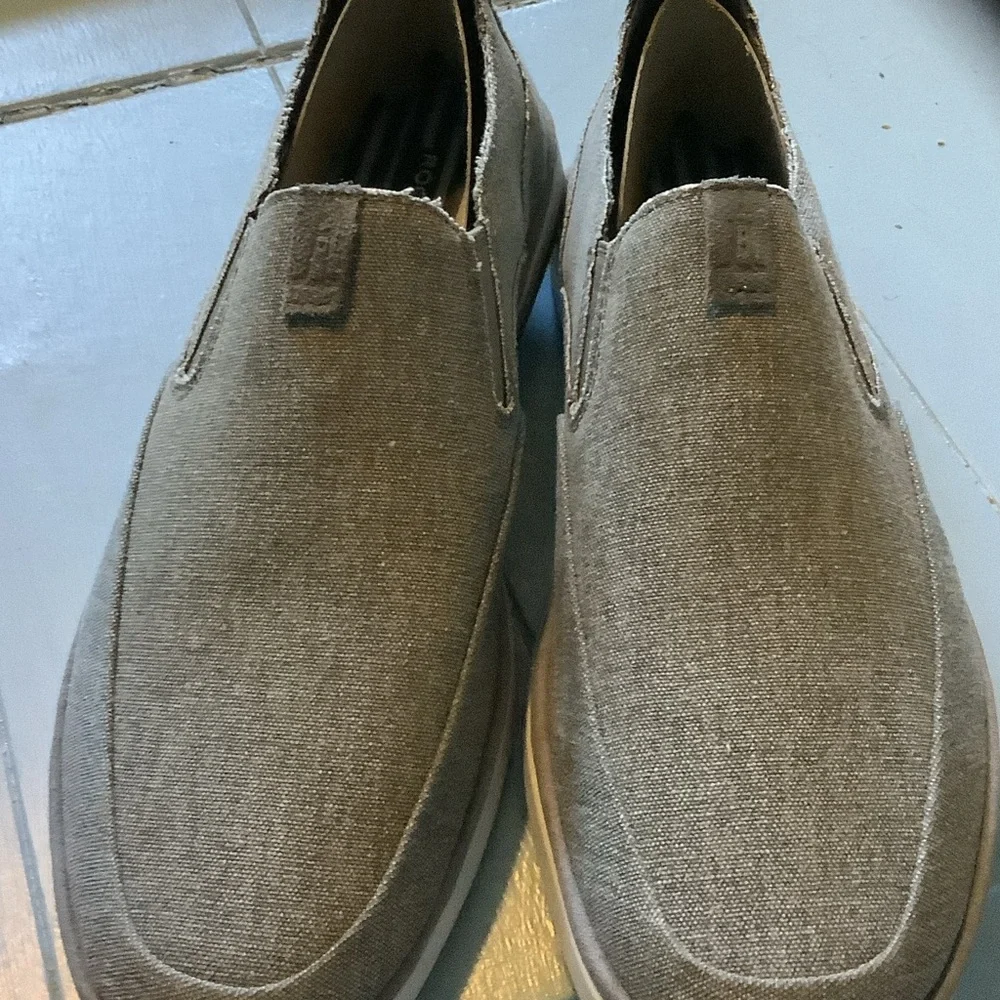 Rockport Men's Charcoal Slip-On Loafers, 8.5W Austyn‎ slip on